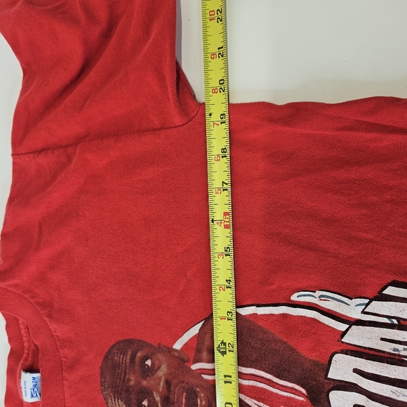 VINTAGE SALEM JORDAN CHICAGO BULLS NBA T-SHIRT 1991 MADE IN USA SIZE L. - Picture 6 of 16